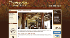 Desktop Screenshot of prestigefauxdesign.com