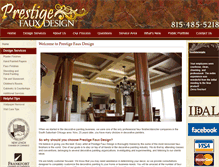 Tablet Screenshot of prestigefauxdesign.com